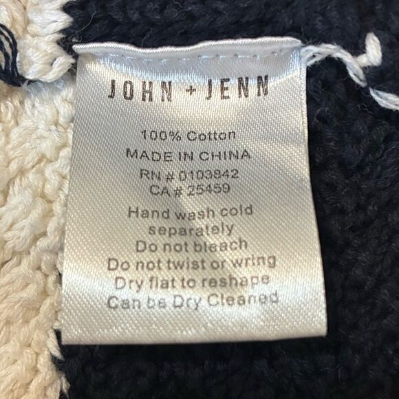 Evereve John + Jenn New‎ Size XS Benni Cotton Knit Vest Navy White Stripes - Picture 10 of 12